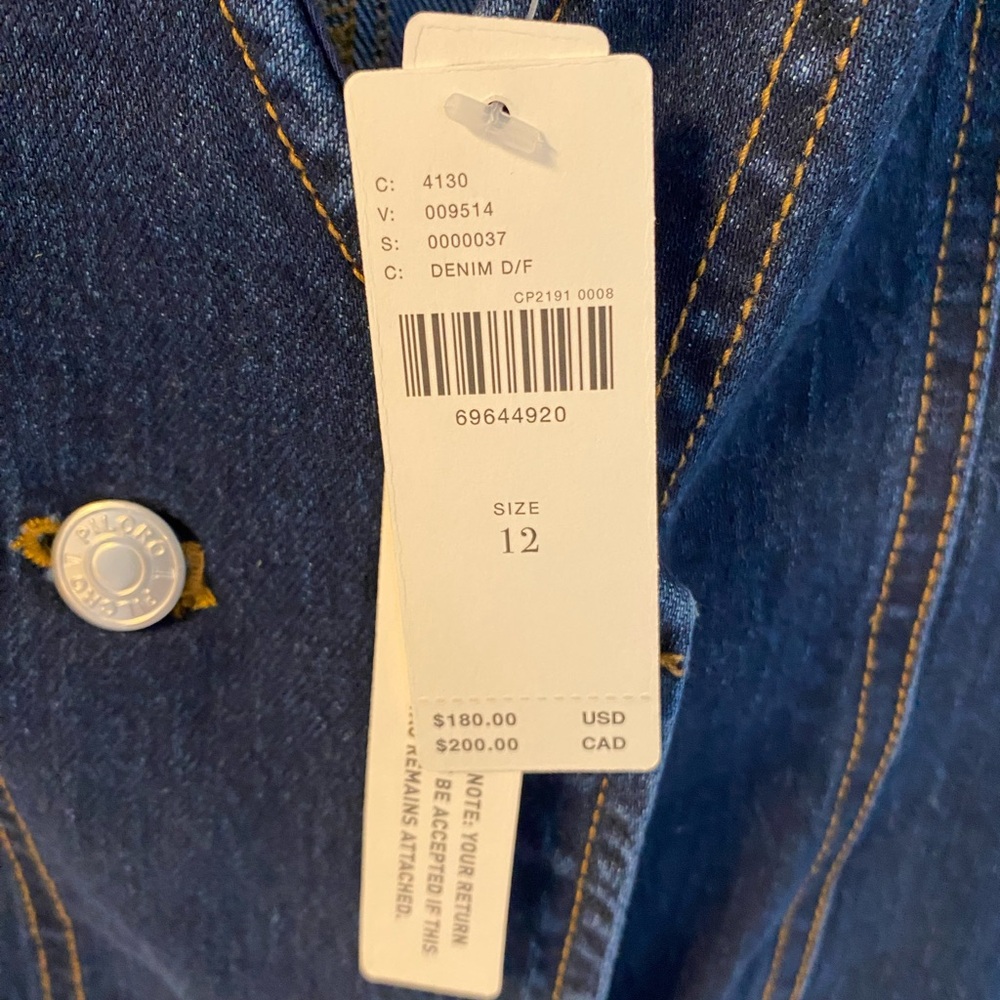 NWT Anthropologie Pilcro Vest Mini Dress Size 12 - Picture 7 of 11